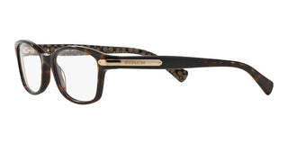 Coach HC 6065 women Havana Geometric Eyeglasses