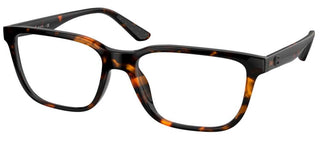 Coach HC 6170U men Havana Geometric Eyeglasses