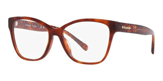 Coach HC 6207U women Brown Squared Eyeglasses