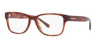 Coach HC 6208U women Brown Squared Eyeglasses