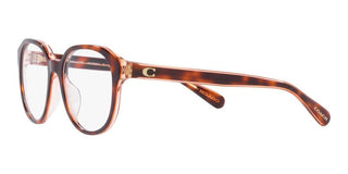 Coach HC 6209U women Brown Round Eyeglasses