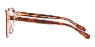 Coach HC 6209U women Brown Round Eyeglasses