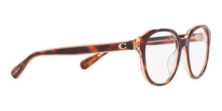 Coach HC 6209U women Brown Round Eyeglasses