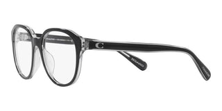 Coach HC 6209U women Black Round Eyeglasses