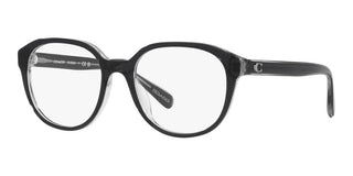 Coach HC 6209U women Black Round Eyeglasses