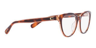 Coach HC 6210U women Brown Geometric Eyeglasses