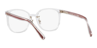 Coach HC 6217 women Transparent Squared Eyeglasses