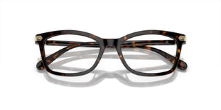 Coach HC 6219U women Havana Geometric Eyeglasses