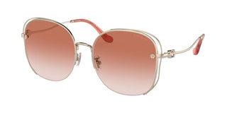 Coach HC 7145BD women Gold Butterfly Sunglasses