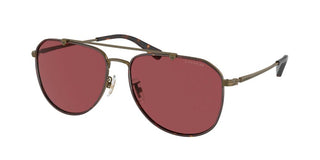 Coach HC 7164 men Havana Pilot Sunglasses