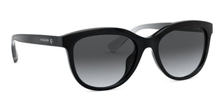 Coach HC 8285U women Black Geometric Sunglasses