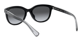 Coach HC 8285U women Black Geometric Sunglasses