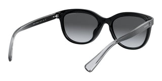 Coach HC 8285U women Black Geometric Sunglasses