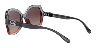 Coach HC 8295 women Grey Butterfly Sunglasses