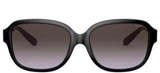 Coach HC 8298U women Black Geometric Sunglasses