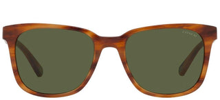 Coach HC 8313U men Brown Squared Sunglasses