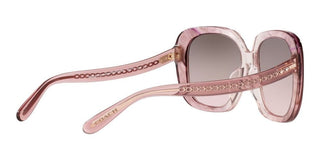 Coach HC 8323U women Pink Squared Sunglasses