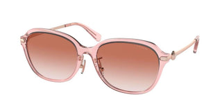 Coach HC 8332D women Pink Rectangle Sunglasses