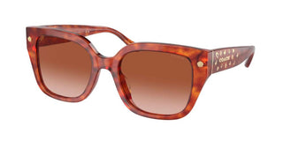 Coach HC 8392U women Havana Squared Sunglasses