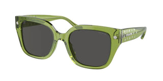 Coach HC 8392U women Green Squared Sunglasses