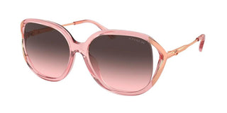 Coach Hc 8396u Women Pink Squared Sunglasses