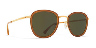 Mykita HELMI unisex Gold Geometric Sunglasses