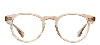 Garrett Leight HERCULES unisex Brown Round Eyeglasses