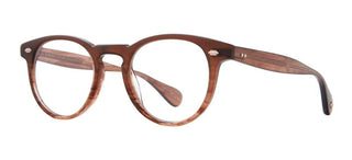 Garrett Leight HERCULES unisex Brown Round Eyeglasses