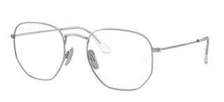 Ray-Ban HEXAGONAL RX 8148V unisex Silver Geometric Eyeglasses