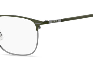 Hugo HG 1235 men Green Squared Eyeglasses