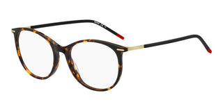 Hugo HG 1238 women Havana Round Eyeglasses