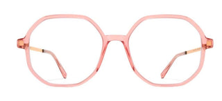 Mykita HILLA unisex Pink Geometric Eyeglasses