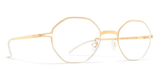 Mykita HOWLIN unisex Gold Geometric Eyeglasses