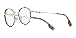 Burberry HUGO BE 1373 men Gold Round Eyeglasses