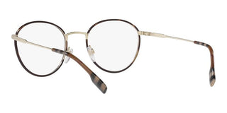 Burberry HUGO BE 1373 men Gold Round Eyeglasses