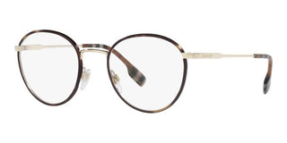 Burberry HUGO BE 1373 men Gold Round Eyeglasses