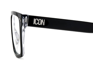 Dsquared2 ICON 0012 men Black Geometric Eyeglasses