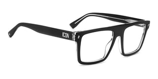 Dsquared2 ICON 0012 men Black Geometric Eyeglasses