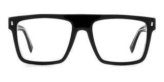 Dsquared2 ICON 0012 men Black Geometric Eyeglasses