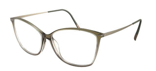 Silhouette ILLUSION LITE 1607 women Green Cat Eye Eyeglasses