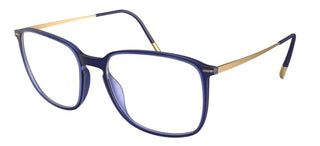 Silhouette ILLUSION LITE 2945 men Blue Geometric Eyeglasses