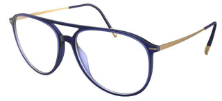 Silhouette ILLUSION LITE 2948 men Blue Pilot Eyeglasses