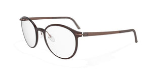 Silhouette INFINITY VIEW 2923 men Brown Round Eyeglasses