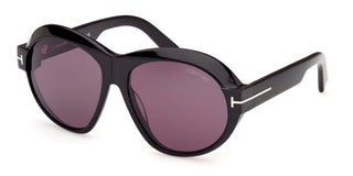 Tom Ford INGER FT 1113 women Black Round Sunglasses