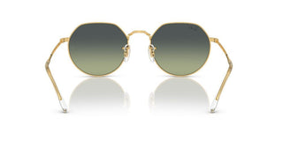 Ray-Ban JACK RB 3565 unisex Gold Round Sunglasses