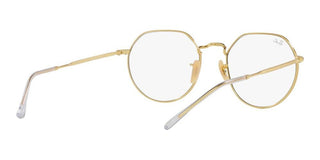 Ray-Ban JACK RB 3565 unisex Gold Round Sunglasses