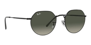 Ray-Ban JACK RB 3565 unisex Black Round Sunglasses