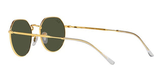 Ray-Ban JACK RB 3565 unisex Gold Round Sunglasses