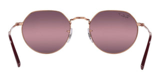 Ray-Ban JACK RB 3565 unisex Rose gold Round Sunglasses