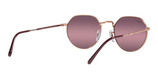 Ray-Ban JACK RB 3565 unisex Rose gold Round Sunglasses